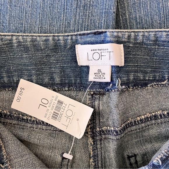 NWT LOFT Jeans- 0 Long Tall Inseam - Picture 6 of 9